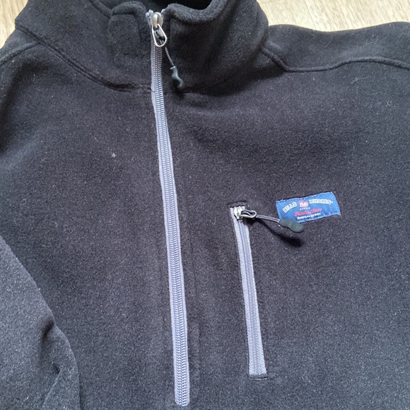 Men’s Black Bills Khakis Quarter-Zip Sweater Size Large - Picture 5 of 7